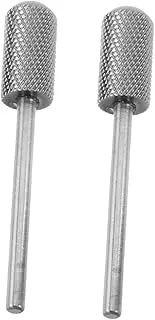 WRITWAA 2pcs Nail Drill Bits Set Tungsten Steel Drill Head Nail Polishing Machine Head Cleaner