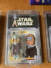 Star Wars Medicom Kubrick Tomy Series 4 Han Solo in HOTH CUSTOM CARDED Figure