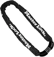 MASTER LOCK Bicycle Lock Steel Chain Link [with Numbers] [90 cm Chain] 8392EURDPRO - Ideal for Bicycles