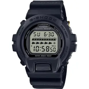 【CASIO 卡西歐】G-SHOCK 40周年全黑限量版手錶(DW-6640RE-1)