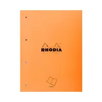 在飛比找博客來優惠-【Rhodia】橘皮側釘式 4邊孔 A4+ 橫線內頁_80張