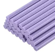 30pcs Mini Hot Glue Gun Sticks 8" x 0.27" for Glue Gun, Purple