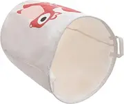 LALADEFIEE 1Pc Nordic Style Cartoon Squirrel Laundry Basket Container for Room Nursery Bathroom Bedroom College Dorm Multi Functional Sundries Organizer