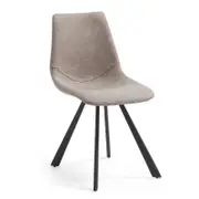 Alve chair beige synthetic leather