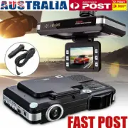 AU Car Dash Cam Video Speed Detector GPS Camera Record DVR Radar Laser 2 In 1