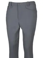 Equiline Mens breeches Curtis Marrone-brown knee grip X-Grip Technology