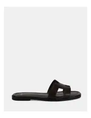 [Novo Shoes] Sachie Slides in Espresso