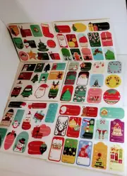 Christmas 425 Peel & Stick gift tags gifts embellishments, stickers