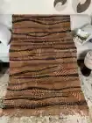 Bura Brown Handmade Mudcloth Blanket Mali Bogolan Textile Bedsheet Boho Decor