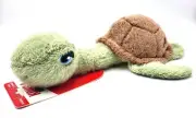KONG Scruffs Turtle Md/Lg Squeaky Easy Grab & Shake Soft Comfort Dog Toy 14"