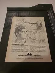 Dominion Bankshares Corporation Vintage Print Ad 1973 8x11 Great To Frame