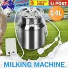 Automatic Vacuum Electric Milking Machine For Goat Stainless Steel Bucket Farm