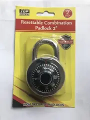 Wholesale Lot Of 12 Resettable 2” Combination Lock. Lockers, Gym, Back To School