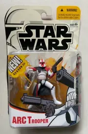 Star Wars Clone Wars Animated Cartoon Red ARC Trooper 3.75" Figure