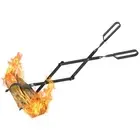 Heavy Duty Fireplace Tongs Log Grabber for Fire Pit Campfire BBQ Stove Tool