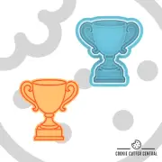 Trophy Cookie Cutter and Embosser - 7.5cm x 7.1cm