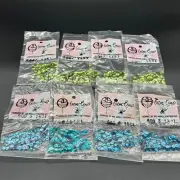 Vtg Bagged Sequins 5mm Green Blue Sewing Crafting Costuming Trim Line Bob Howell