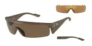 EMPORIO ARMANI EA4204U 601273 Matte Brown Dark Brown 36 mm Men's Sunglasses
