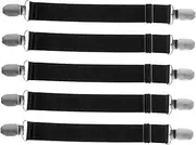 Djustable Elastic Boot Straps 5pcs Dress Cinch Clips Multi-function Leg Straps for Biker Boots Cycling