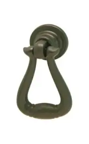 Cabinet Furniture 2" Drop Pull Ring Handle Zinc Dark Oil Rubbed Bronze Knob