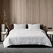 EnvioHome Sheet Set 100% Cotton Flannel Sheet and Pillowcases Set Cozy and Warm Bedding Sheet Set - 4 Piece - Double, Silver