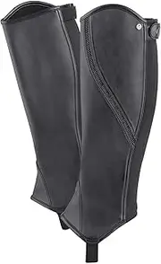 [ELT] W-CH-2193201 Unisex Black Glitter Chaps