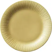 [Noritake] 1727L/90016 Conifale Plate, 9.4 inches (24 cm), Khaki, Microwave Safe, Dishwasher Safe, 1 Piece, Yellow, Fine Porcelain (White)