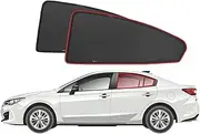 Genuine SNAPSHADES Car Rear Window Shades for Subaru Impreza Sedan 5th Gen (GK; 2017-2023)