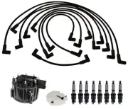 ACDelco Ignition Kit Distributor Rotor Cap Wire Spark Plugs For C10 C1500 V8 5.7