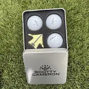 Scotty Cameron 2024 Bright Dip Yellow Aero Alignment Tool Kit W/ ProV1s New