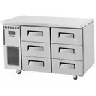 Skipio SUR12-3D-6 Underbench Drawer Fridge - 311L