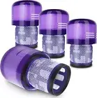 4 Pack Filter for Dyson V11 V15 SV14 SV17 SV22 Absolute Animal Vacuum Cleaner