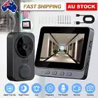 4.3" Wireless Video Door Bell Audio Intercom System Monitor Doorbell Camera Kit