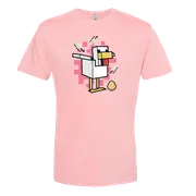 Minecraft Jolly Mobs Chicken Adult Short Sleeve T-Shirt