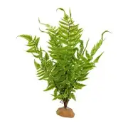 Lifelike Reptile Tank Plant Decor - Realistic Artificial Plastic Plant for