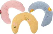 3Pcs Dog Neck Pillow Calming Shaped Sleeping Cushion for Pets Soft and Comfortable Support for Deep Sleep for Dogs and Cats