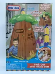 Little Tikes Look Out Tree House Play Tent with Sneak and Peak Periscope New