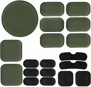 Airsoft Helmet Pads 19PCS/Set Tactical Helmet Replacement Accessories Soft EVA Foam Insert Motorcycle Padding Kits Bicycle Bike Mats for Costume Cosplay Fast Mich CS ACH FMA