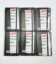 JAM Lined Journal Hardcover Notebook w Elastic Band 100 Pages 3.5 x 5.5 LOT of 6