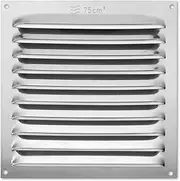 Aluminium Mesh 150 x 150 mm with Mosquito Net, Ideal for Ventilation and Protection from Insects