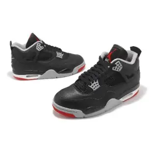 Nike Air Jordan 4 Retro Bred Reimagined 男鞋 黑 紅 4代 喬丹 FV5029-006