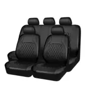 Car Seat Covers PU Leather Front Rear Full Set Cushion Protector Accessories (for: Subaru)