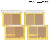 在飛比找momo購物網優惠-【ABOUT TONE】輪廓重現雙色立體修容盤12g(2色可