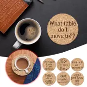6pc Wooden Set Heat Table Mats For Home And Dining Wood Craftsmanship