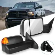 ? Power Heated Signal Puddle For 2016-17 Ram 1500 2500 3500 Side Mirrors Tow