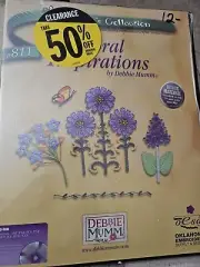 Crafters Collection 'Floral Inspirations' Debbie Mumm CD-ROM-Oklahoma Embroidery