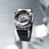 在飛比找momo購物網優惠-【CASIO 卡西歐】G-SHOCK 金屬色錶盤指針數位雙顯