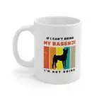 novelty Mug Basenji dog fur baby gift for mum dog lover cup for dad birthday