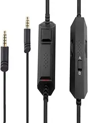 Headsets Cord Replace Inline Mute & Mic Volume Control Audio Cable Compatible with Astro A10 A30 A40 A50 G633 G933 Gaming Headphones, for Xbox One PS4 PC Gaming Mobile MixAmp
