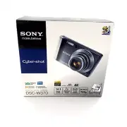 Sony Cyber-shot DSC-W370 14.1MP Digital Camera Black Brand New Factory Sealed
